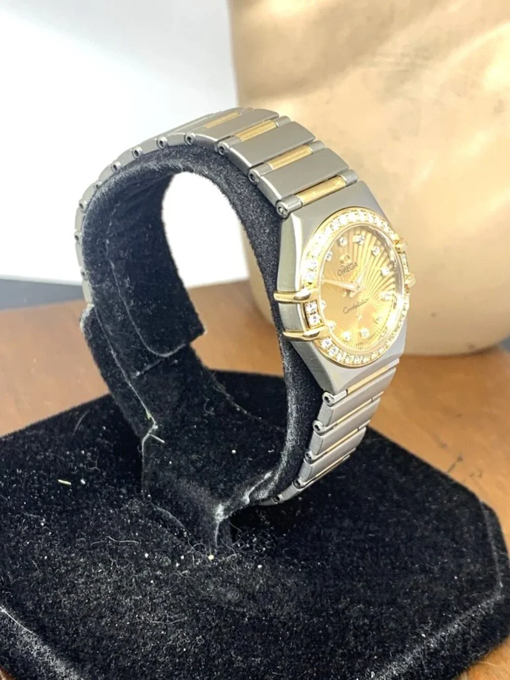 Omega Constellation Women's Watch 160 Years Anniversary Diamond 18K Gold & Steel